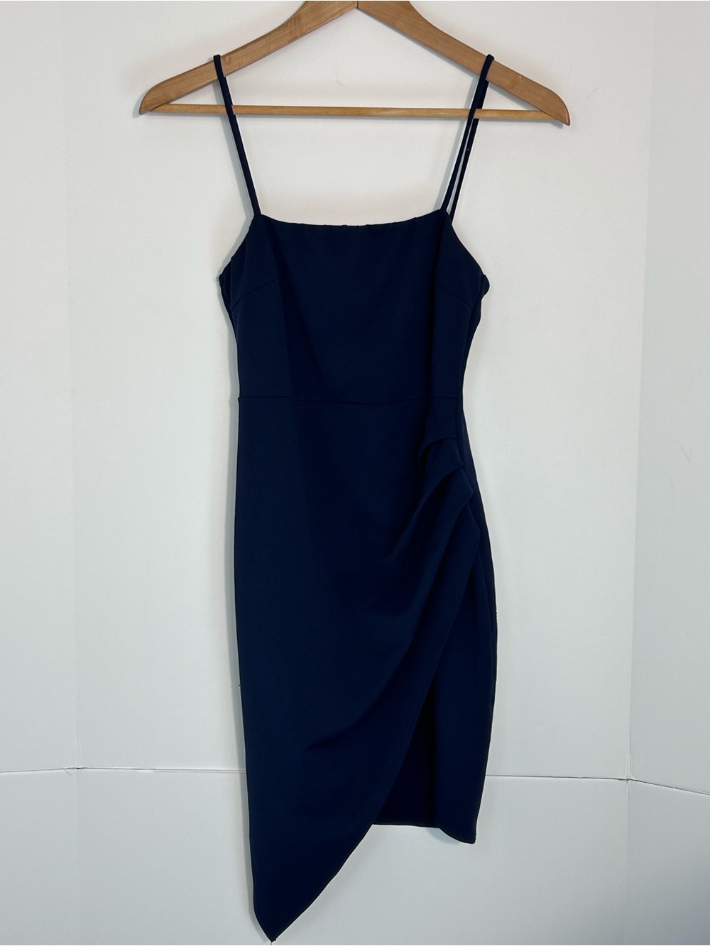 Blue Blush Women’s Navy Bodycon Wrap Dress Medium